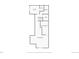 Basement floor plan showing unfinished and finished space at 9741 Taylor River Cir, Littleton, CO 80125