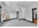 Open bedroom with closet and carpet floor features great potential for a customized living space at 444 S Pearl St, Denver, CO 80209