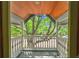 View from a porch with decorative railings and a wood ceiling at 444 S Pearl St, Denver, CO 80209