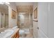 Clean bathroom with shower and tile flooring at 9965 E 143Rd Way, Brighton, CO 80602
