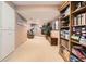 Cozy basement area with fireplace, TV, book shelf, and plenty of natural light at 6432 E Jamison Cir, Centennial, CO 80112