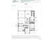 Second-floor layout includes a primary bedroom with ensuite bath, additional bedrooms, and a convenient laundry area at 11653 Poetry Pl, Parker, CO 80134