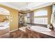 Main bathroom features a glass enclosed shower and soaking tub with beautiful finishes at 4913 Cathay Ct, Denver, CO 80249