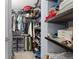 Spacious walk-in closet with custom shelving for ample storage at 1150 Vine St # 306, Denver, CO 80206