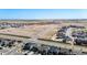 An aerial view showing new construction, and community planning at 9334 Sedalia St, Commerce City, CO 80022