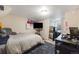 Bedroom featuring a bed, desk and TV at 2047 S Franklin St, Denver, CO 80210