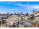 Cozy deck with outdoor seating and neighborhood views at 2047 S Franklin St, Denver, CO 80210