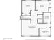 Floor plan of the home's second floor includes 2 bedrooms, primary bedroom, and two bathrooms at 2931 S Sidney Ct, Denver, CO 80231