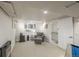 Finished basement living area with an entertainment center and a closet with a vanity at 8151 S Marshall Ct, Littleton, CO 80128