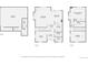 Three floor plans outlining the layout of each floor of the home including dimensions at 2120 W 31St Ave, Denver, CO 80211