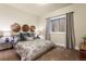 Cozy bedroom featuring stylish bedside lamps and window at 2486 S Monroe St, Denver, CO 80210