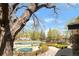 Enjoy the community pool and outdoor space shaded by mature trees at 8405 Pebble Creek Way # 202, Highlands Ranch, CO 80126