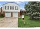 Charming two-story home featuring a two-car garage, brick accents, and mature landscaping at 2527 S Ouray Way, Aurora, CO 80013