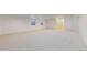 Large basement area with plush carpeting, abundant light, and versatile space, perfect for various activities and uses at 203 S Jackson St, Denver, CO 80209