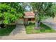 Charming one-story brick condo with a well-manicured front yard and private garage at 2665 S Sheridan Ct, Lakewood, CO 80227