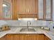 Modern kitchen with sleek countertops and stainless steel sink at 2665 S Sheridan Ct, Lakewood, CO 80227