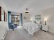 Spacious main bedroom with carpeted floors and a ceiling fan at 2665 S Sheridan Ct, Lakewood, CO 80227