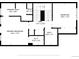 Floorplan showing floor 3 with primary bedroom, bedroom, baths, hall and W.I.C at 11250 Florence St # 5C, Commerce City, CO 80640