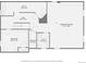 Basement floor plan showing a recreation room, bedroom, and bathroom at 2525 Nelson St, Lakewood, CO 80215