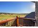 Stunning panoramic view from the deck overlooking a golf course and the surrounding landscape at 19155 Lochmere Ct, Monument, CO 80132