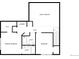 Upper floorplan with primary bedroom, laundry, and two baths at 4578 Malta St, Denver, CO 80249