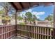 Balcony view overlooking a park like setting with mature trees at 9725 E Harvard Ave # 317, Denver, CO 80231