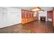 Spacious living room featuring fireplace and built-in shelves at 7121 E Arkansas Ave, Denver, CO 80224