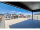 Expansive deck with views of surrounding neighborhood at 8633 Middle Fork St, Littleton, CO 80125