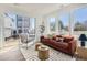 Bright living room featuring large windows, modern furniture, and natural light at 10880 E Hinsdale Cir, Centennial, CO 80112
