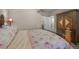 Bedroom with a decorative metal bed frame and a walk-in closet at 15616 Soo Line Way, Monument, CO 80132