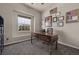 Comfortable office featuring dark wood desk, and Americana decor at 15616 Soo Line Way, Monument, CO 80132