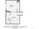 Floor plan featuring a bedroom, bathroom, and utility area layout, showcasing the home's layout at 16181 White Hawk Dr, Parker, CO 80134