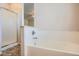 Clean bathroom with shower and bathtub at 16641 Martingale Dr, Parker, CO 80134