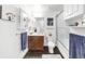 Well-lit bathroom with modern fixtures, a bathtub with a shower, and a stylish vanity at 3401 Arapahoe Ave # 105, Boulder, CO 80303