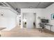 Bright and spacious bedroom featuring contemporary décor and an open sliding door at 3401 Arapahoe Ave # 105, Boulder, CO 80303