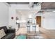 Open concept kitchen featuring stainless steel appliances and plenty of light at 3401 Arapahoe Ave # 105, Boulder, CO 80303