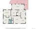 Detailed floorplan showcasing the layout with bedrooms, living spaces, and outdoor patios at 390 Yates St, Denver, CO 80219