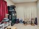 A storage room with neat storage and multiple fishing rods at 12745 Uinta St, Brighton, CO 80602
