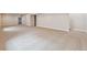 Spacious unfinished basement perfect for storage or recreation at 3254 Boral Owl Dr, Brighton, CO 80601