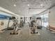 Well-equipped gym featuring treadmills, stationary bikes, and other fitness machines for resident use at 1250 N Humboldt St # 201, Denver, CO 80218