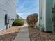 Walkway between townhome units at 8199 Welby Rd # 1102, Denver, CO 80229