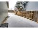 Fenced backyard with patio at 4274 S Fundy Way, Aurora, CO 80013