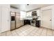 Updated kitchen featuring stainless steel appliances and a view of the breakfast nook at 4274 S Fundy Way, Aurora, CO 80013