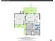 Floorplan features primary bedroom, living area, kitchen, dining area, deck, and garage at 797 W Briarwood Ave, Littleton, CO 80120