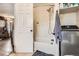 Bathroom featuring a shower and a washer and dryer at 33 L Rd, Golden, CO 80403