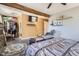 Relax in this main bedroom with hardwood floors and lots of natural light at 33 L Rd, Golden, CO 80403