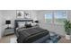 Comfortable bedroom featuring a large window and stylish decor at 34 Benthaven Pl, Boulder, CO 80305