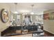 Gourmet kitchen featuring granite countertops, stainless steel sink, and an open design at 6946 W Alaska Dr, Lakewood, CO 80226