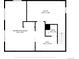 Floor plan of the basement area of the property at 8132 Lodgepole Trl, Lone Tree, CO 80124