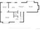 Main floor plan displaying the layout of the living spaces at 8132 Lodgepole Trl, Lone Tree, CO 80124